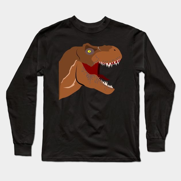 Jurassic Park Tyrannosaurus Long Sleeve T-Shirt by stargatedalek